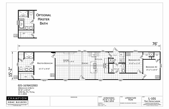 frenchman-singlewide-champion-home-floorplan - Atkinson Homes